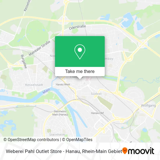 Weberei Pahl Outlet Store - Hanau map