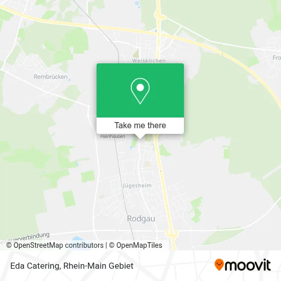 Eda Catering map