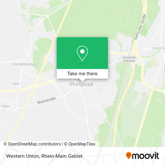 Western Union map