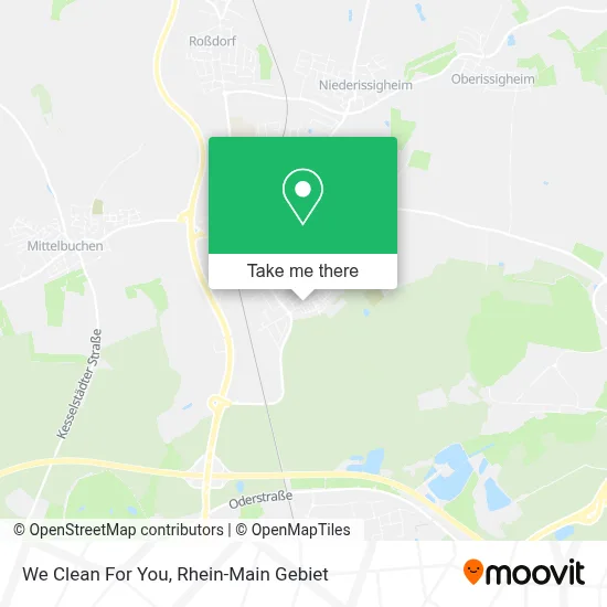 We Clean For You map