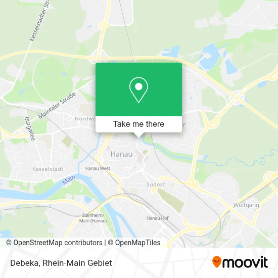 Debeka map