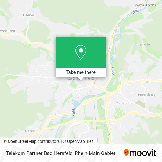 Telekom Partner Bad Hersfeld map