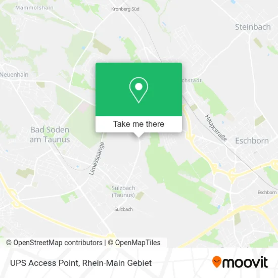 Ups Access Point map