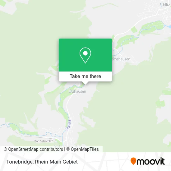 Tonebridge map