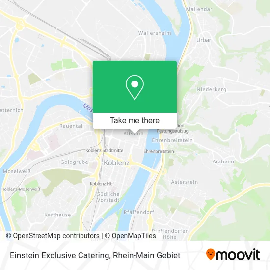 Einstein Exclusive Catering map