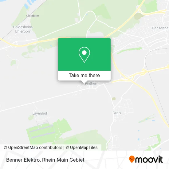 Benner Elektro map