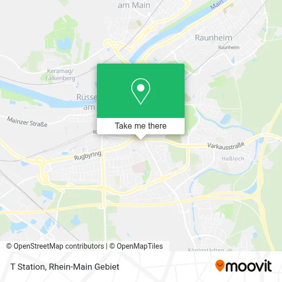T Station map