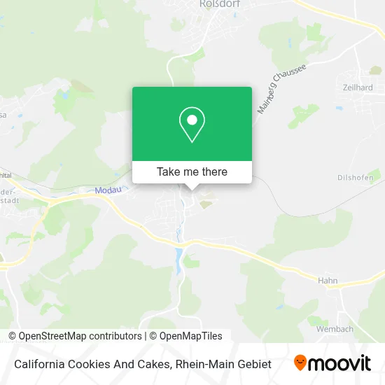 California Cookies And Cakes map