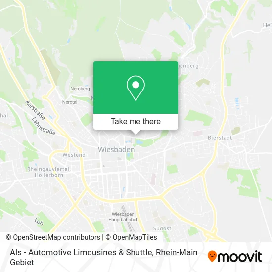 Als - Automotive Limousines & Shuttle map