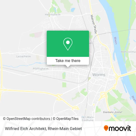 Wilfried Eich Architekt map