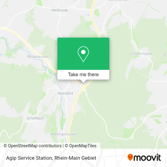 Agip Service Station map