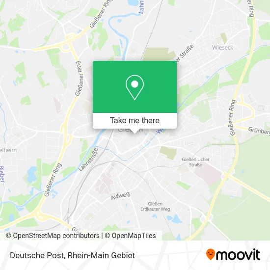 Deutsche Post map