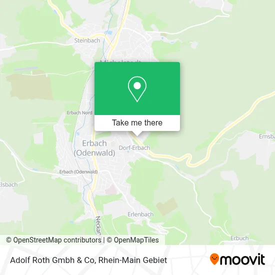 Adolf Roth Gmbh & Co map