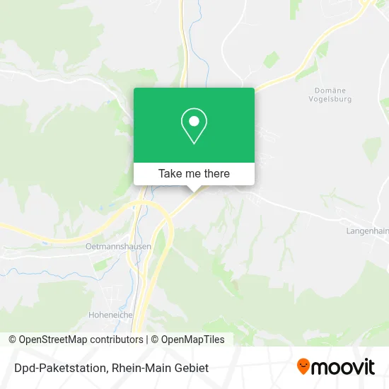 Dpd-Paketstation map