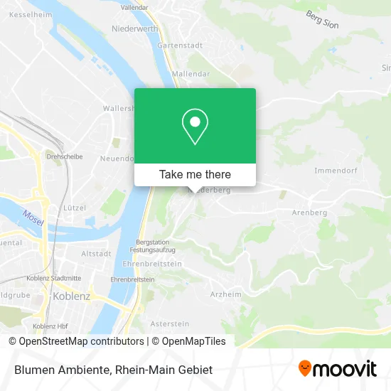 Blumen Ambiente map