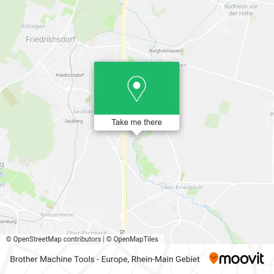 Brother Machine Tools - Europe map