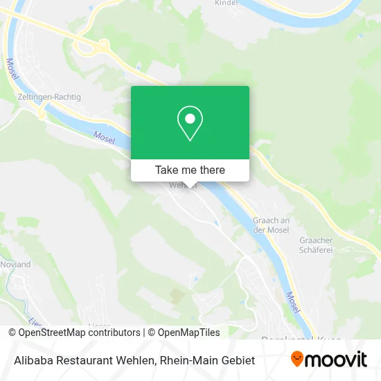 Alibaba Restaurant Wehlen map