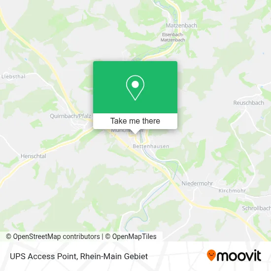 Ups Access Point map