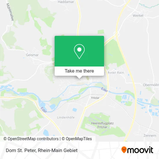 Dom St. Peter map