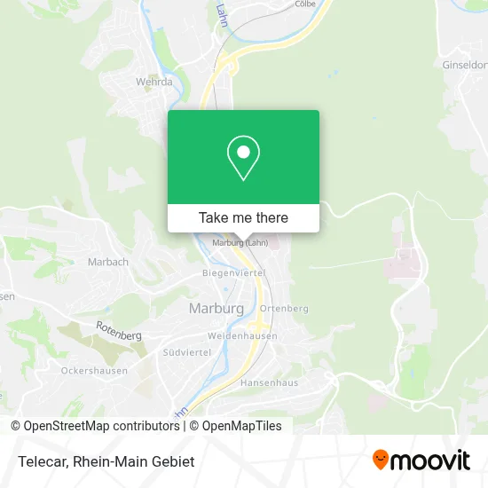 Telecar map
