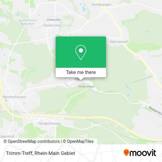 Trimm-Treff map