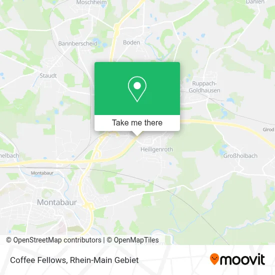 Coffee Fellows map