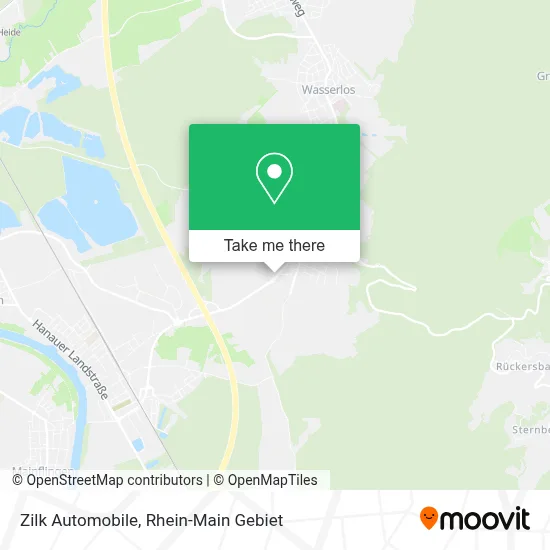 Zilk Automobile map