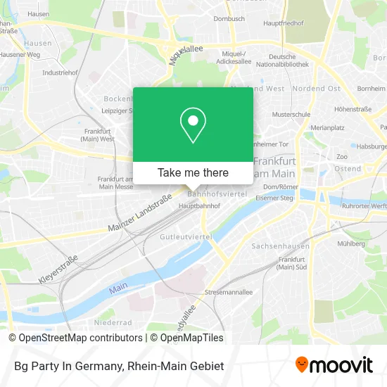 Bg Party In Germany map