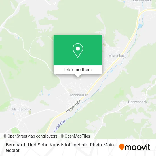 Bernhardt Und Sohn Kunststofftechnik map