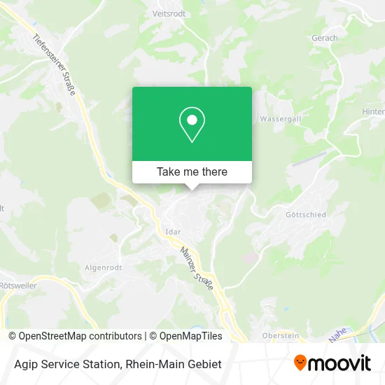 Agip Service Station map