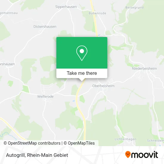 Autogrill map