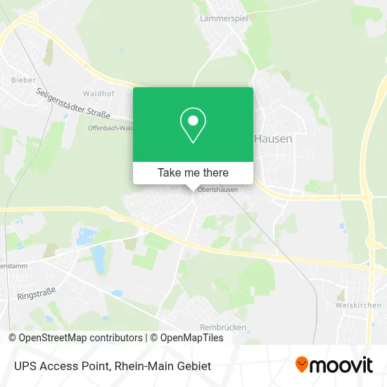 Ups Access Point map