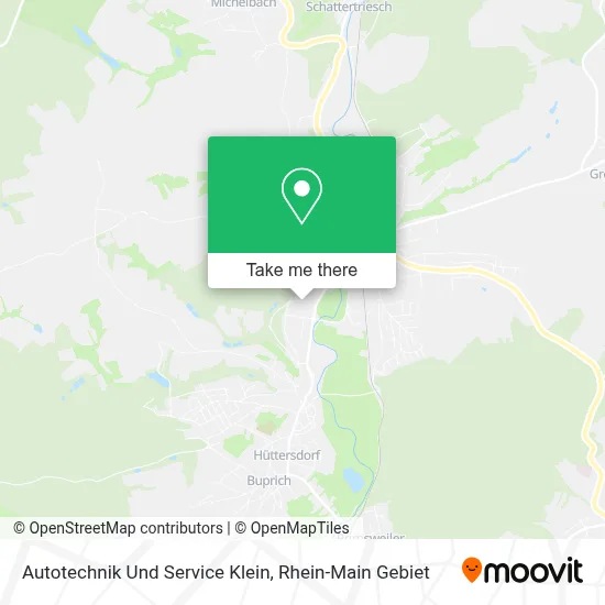 Autotechnik Und Service Klein map