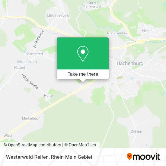 Westerwald-Reifen map