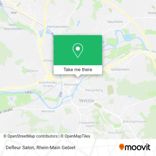 Defleur Salon map
