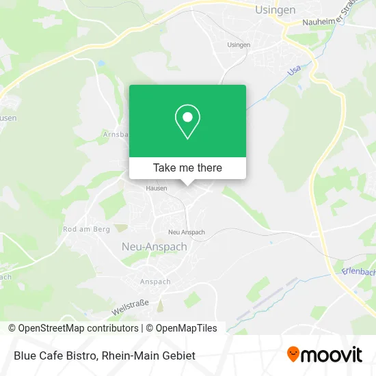Blue Cafe Bistro map