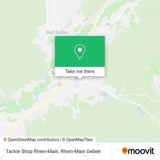 Tackle Shop Rhein-Main map