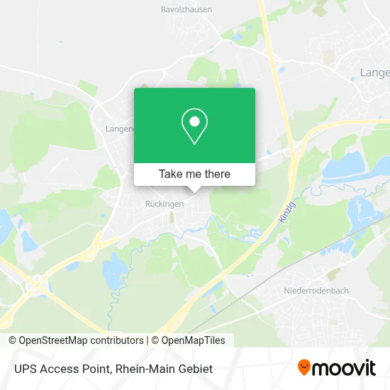 Ups Access Point map