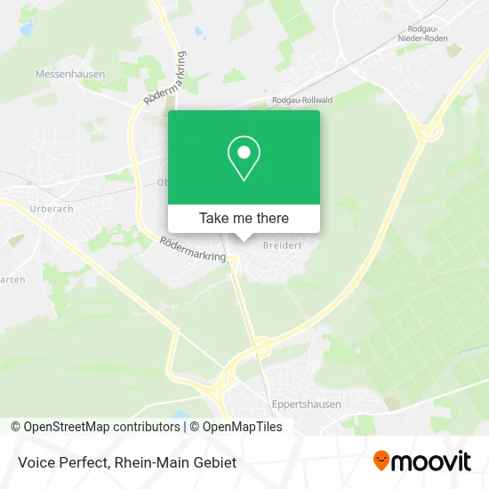 Voice Perfect map