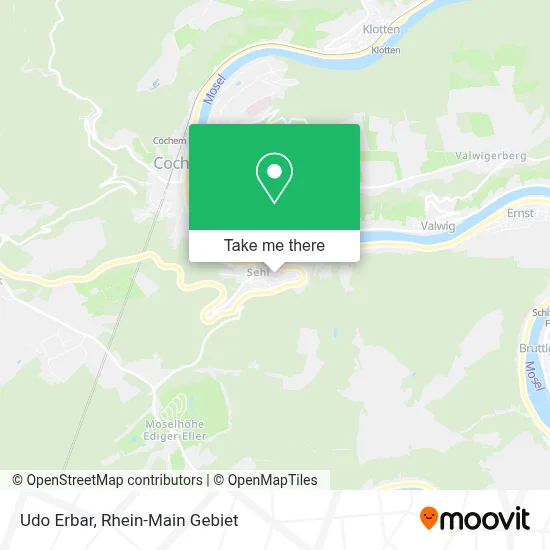 Udo Erbar map