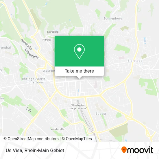 Us Visa map