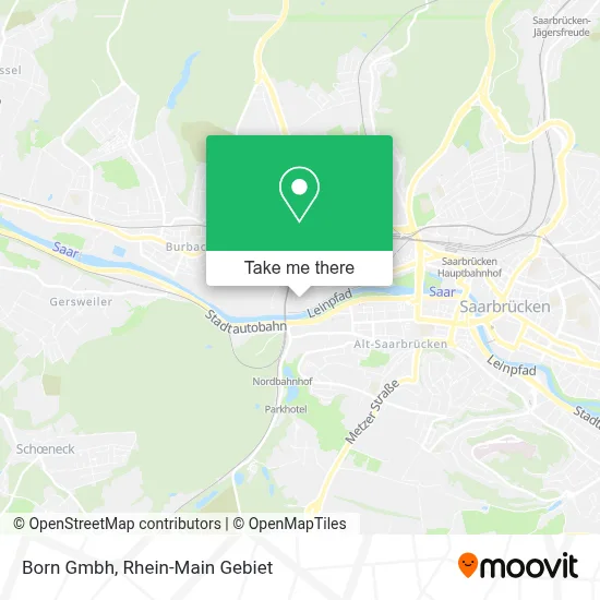 Born Gmbh map