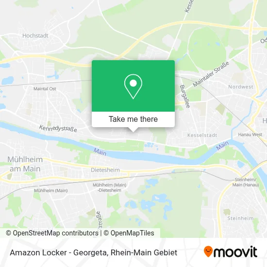 Amazon Locker - Georgeta map