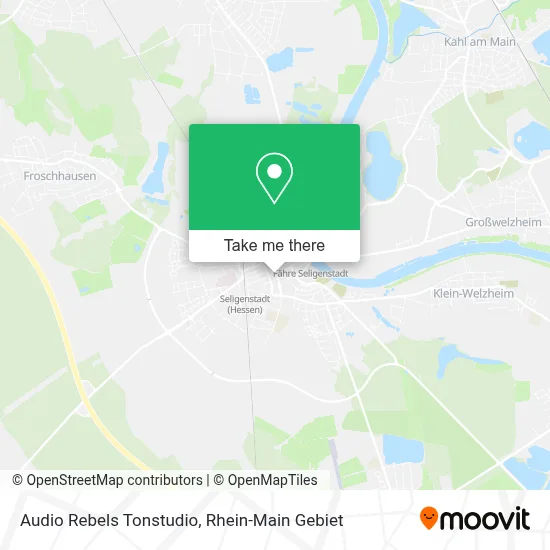 Audio Rebels Tonstudio map