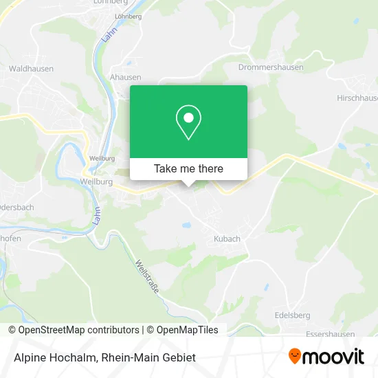 Alpine Hochalm map