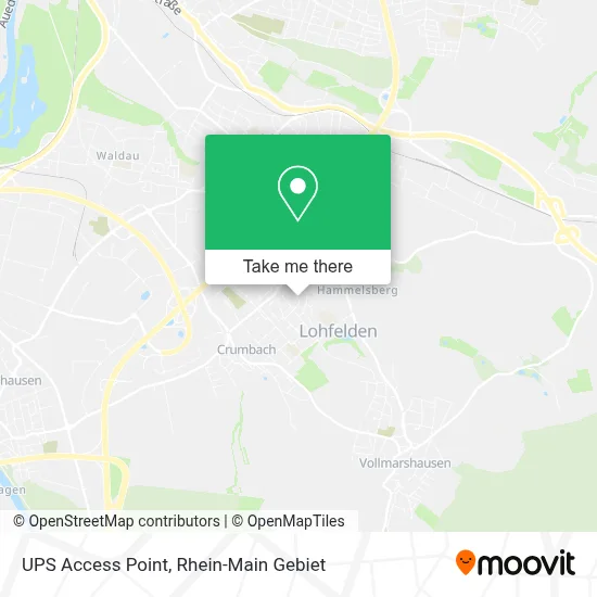Ups Access Point map