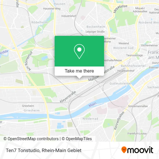 Ten7 Tonstudio map