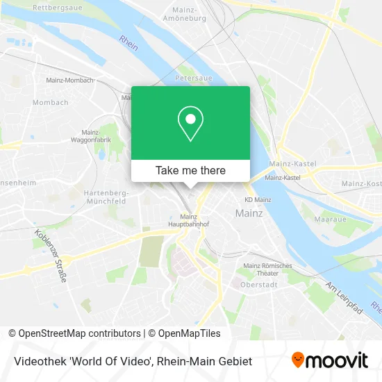 Videothek 'World Of Video' map