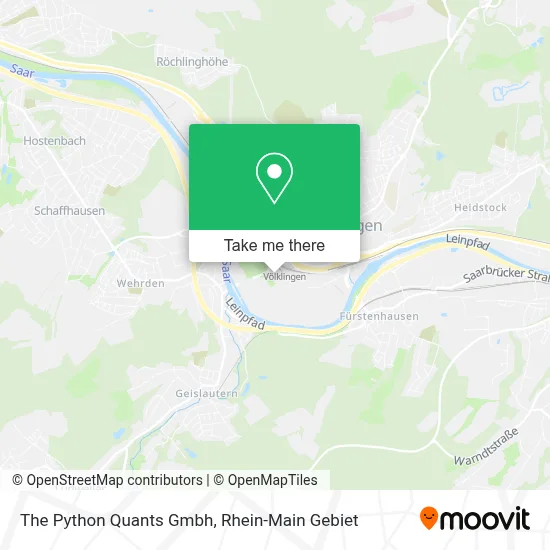 The Python Quants Gmbh map