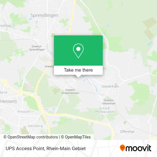 Ups Access Point map